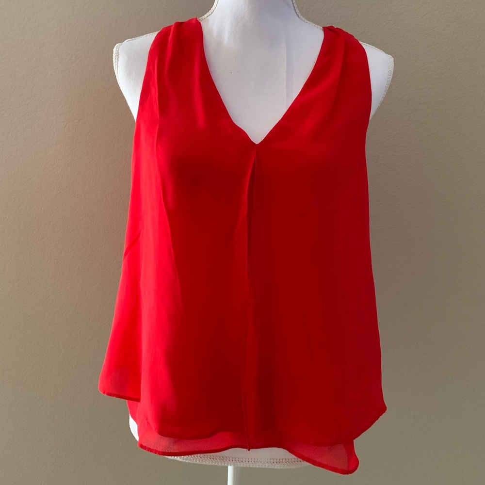 Banana Republic red top